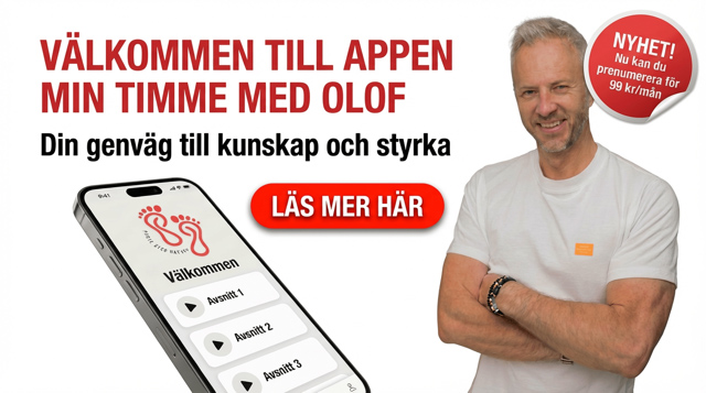 Min timme med Olof varje steg räknas
